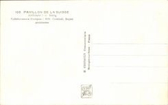 CPA Exposition Internationale Paris 1937 Pavillon de la Suisse