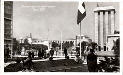 CPA Exposition Internationale Paris 1937 Vue generale prise du pavillon de la Suisse