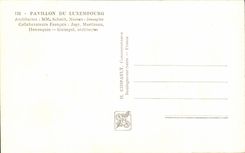 CPA Exposition internationale Paris 1937 Pavillon Du Luxembourg