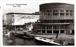 CPA Exposition internationale Paris 1937 Les Pavillons De Belgique Et De Suisse Vus du Pont d'Ena