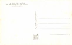 CPA Exposition internationale Paris 1937 Les Pavillons De Belgique Et De Suisse Vus du Pont d'Ena