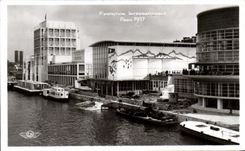 CPA Exposition internationale Paris 1937 Les Pavillons De Belgique Suisse Et Italie