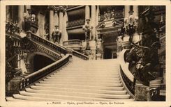 CPA Paris Opera Grand Escalier Opera the Staircase