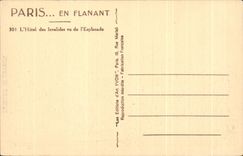 CPA Paris En Flanant L'Hotel des Invalides vu de l'Esplanade