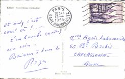 CPA Paris Notre Dame Cathedral