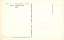 CPSM National Museum Of Natural history Drove of the man Paris Vue air of Goulfrey SAO