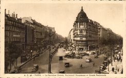 CPA Paris the Crossroads Drouot Hausseman Boulevard and Grands Boulevards