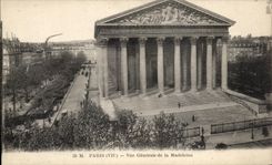 CPA Paris Vue Generale de la Madeleine