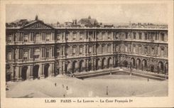Louvre de CPA Paris la corte 1ra de François