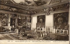 Sitio de CPA del museo de Furniture Louis XV del Louvre Paris