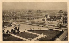 CPA Paris mientras que da un paseo la opinion sobre el lugar del carrusel del Louvre