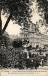 CPA Paris el jardin de Tileries y la casa del Louvre de Marsan