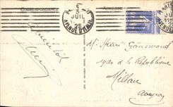 CPA Paris Seen on the Seine taken of the Bridge Last nine Louvre