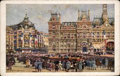 CPA Paris Quotation ad interim 'Order of I' Armee of July 28th 1919 Town hall