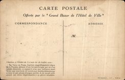 CPA Paris Quotation ad interim 'Order of I' Armee of July 28th 1919 Town hall