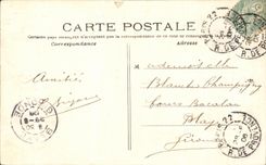 CPA Paris Panorama Of the Garden Of Louvre Tulle makings