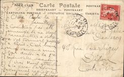 CPA Paris Notre Dame Frontage tympanum Of the Gate Of Left