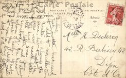 CPA Paris Notre Dame Frontage Statues Of the Gate Of Left