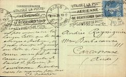 CPA Paris View Of the Louvre the Carousel Arc de Triomphe And the Monument De Gambetta