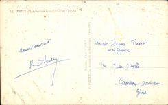 CPA Paris la avenida And Etoile Arc De Triomphe de Friedland