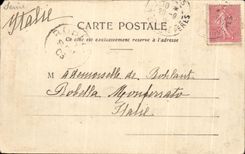 Panorama de CPA del Louvre Tileries de Paris