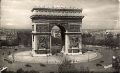 CPA Paris el lugar de Etoile Arc De Triomphe