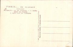 CPA Paris mientras que la opinion que da un paseo sobre Tileries sobre el detalle correcto del Louvre tiene vista sobre el Tuileries