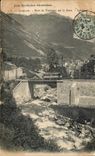 CPA the Illustrated Pyrenees Cauterets Bridge Of the Tram On Gave
