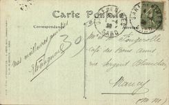 CPA Nimes Vue Generale Prise de l'Eglise Sainte Perpelue