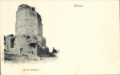 CPA Nimes Tour Magne