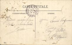 CPA Boulogne on Sea View of the Gambetta Quay taken of the post office building