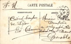 CPA Lyon Places the Composts the Town hall and the Palate of Arts