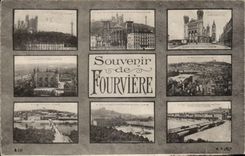 CPA Souvenir of Fourviere Lyon