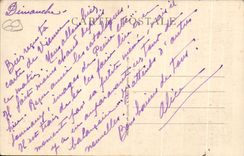 Artistic CPA Lyon the Bridge of Guillotiere the Hotel god and slope of Fourviere