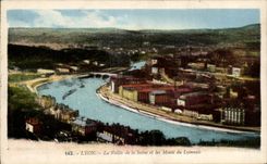 CPA Lyon the Valley of the Saone and Mounts of the Lyonese