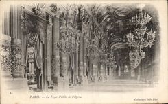 CPA Paris Le Foyer Public de l'Opera