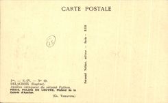 CPA Delacroix Apolo victorioso del paladar de Paris del piton de la serpiente del techo del Louvre de la galeria de Apolo