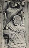 CPA Cathedrale de Chartres Detail du Portail La Musique