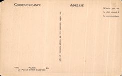 CPA Paris La Place Saint Sulpice