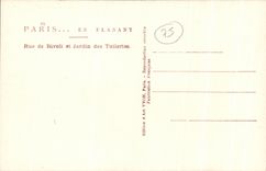 CPA Paris While Strolling Street De Rivoli And Jardin Of Tileries