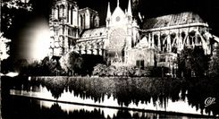 CPA Paris Notre Dame Illuminee
