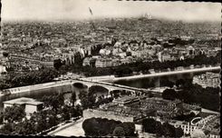 CPA Paris And Its Wonders Panorama On Paris Seen from Of the Eiffel Tower