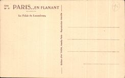 CPA Paris While Strolling the Palate of Luxembourg