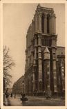 CPA Paris While Strolling Frontage of Notre Dame Seen of Yvon Profile