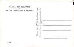 CPA Paris En Flanant La Cite Notre Dame et les Ponts