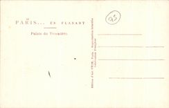 CPA Paris En Flanant Palais Du Trocadero