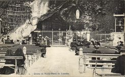 CPA Grotte De Notre Dame De Lourdes