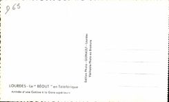 CPA Lourdes Le Beout en Teleferique Arrivee d'une cabine a la gare superieure