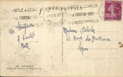 CPA Lourdes Calvaire Breton et Esplanade