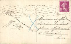 CPA Lourdes La Basilique Berger Moutons et chien